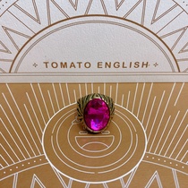Electric titanium gold color 13x18 inlaid with natural gemstones popular fashion all men and women ring 12