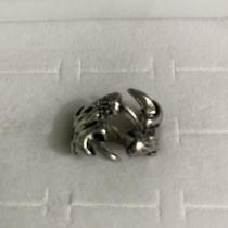 Electric antique silver color overbearing pirate skull popular fashion all-match ring for men and women 59