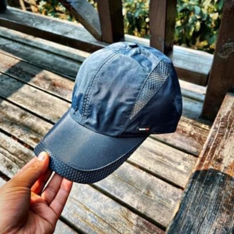 透爽夏季运动情侣棒球帽透气鸭舌帽速干防晒遮阳帽藏青