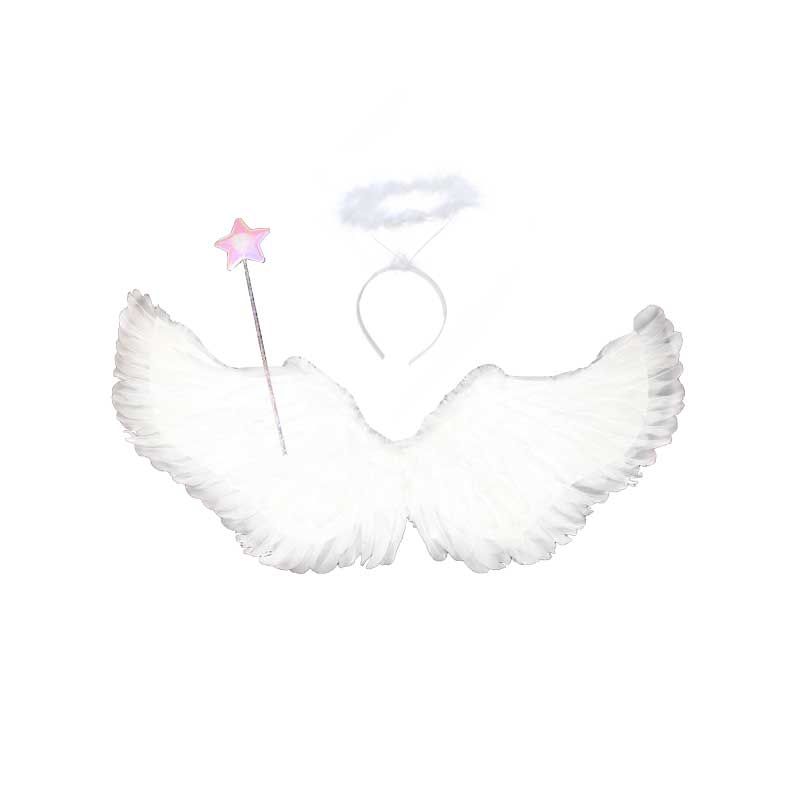 天使翅膀儿童成人舞台表演道具装扮走秀天使羽毛翅膀装扮表演道具2