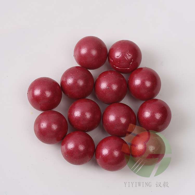 100粒16mm镀色玻璃弹珠 1.6cm彩色玻璃球 红黄兰绿黑白紫咖啡定制颜色跳棋子 弹珠白底实物图