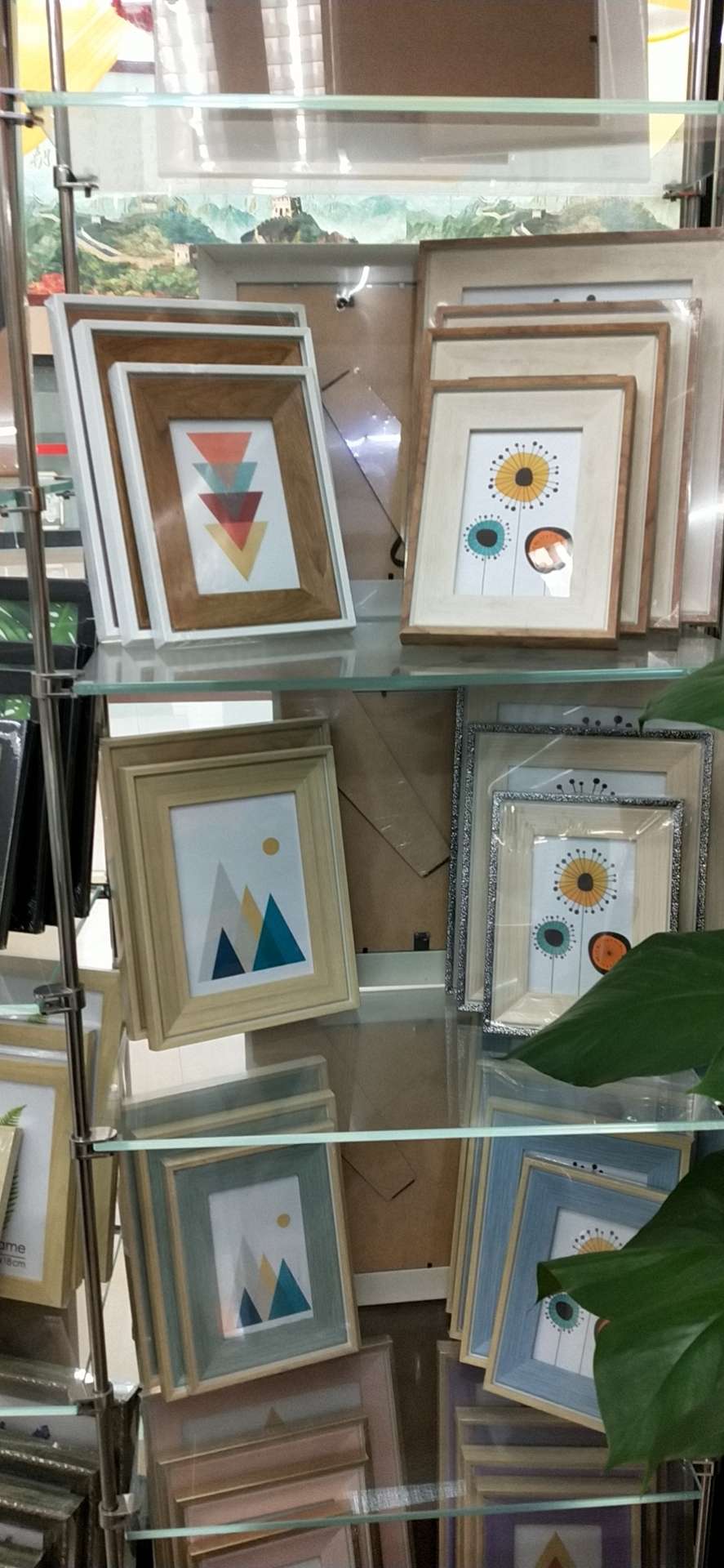 客厅照片墙装饰免打孔创意房间背景墙面布置北欧ins相框挂墙组合白色详情图2