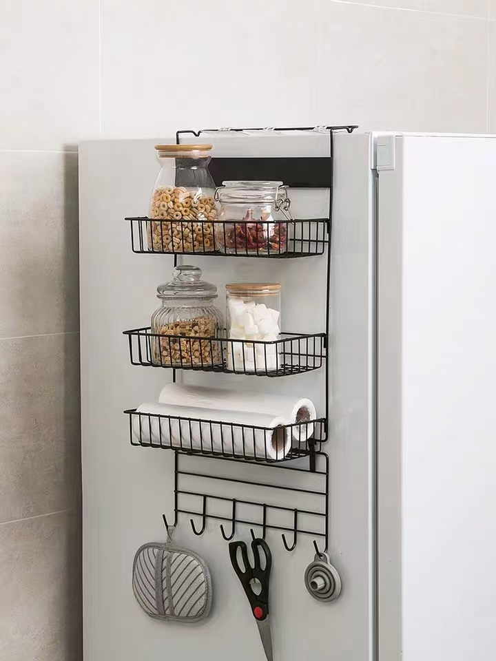 Free Installation Of Movable Folding Storage Rack Kitchen Living Room Bathroom Storage Rack Multi-Layer Trolley Storage Rack undefined