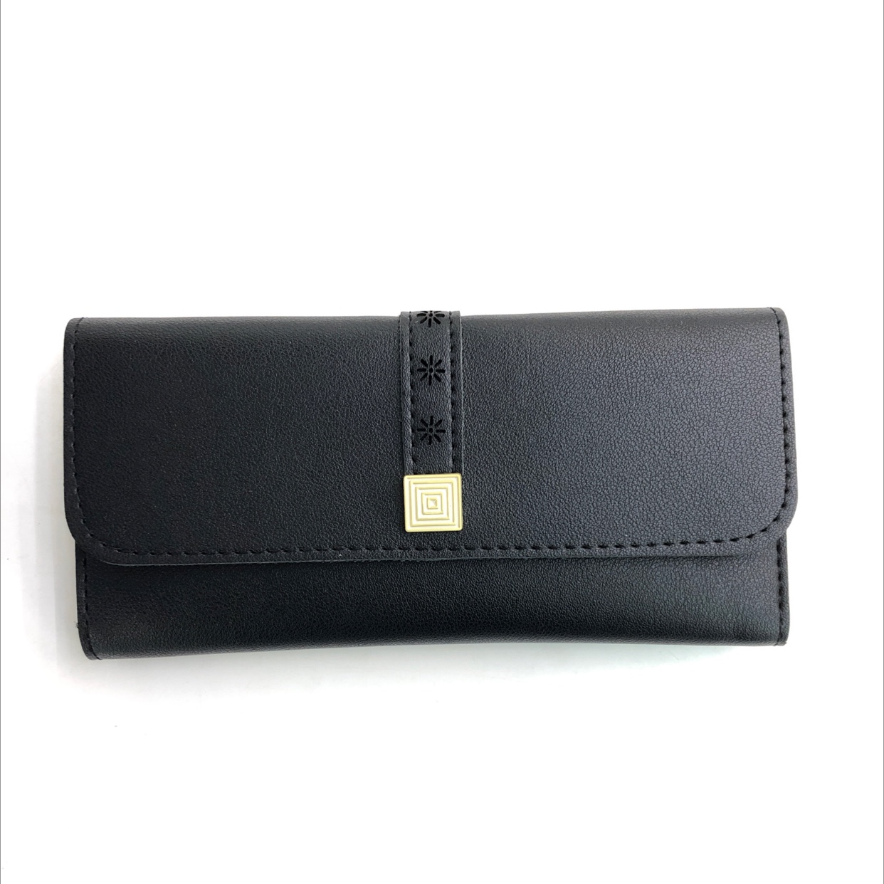 Square hardware long wallet details Picture