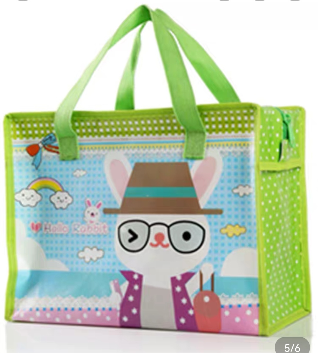 15 Woven bag factory direct sales, various patterns, moving clothes packing bags, quilt storage bags, waterproof and moisture-proof luggage bags, large moving bags... The flower shape can be chosen freely. detail image 1