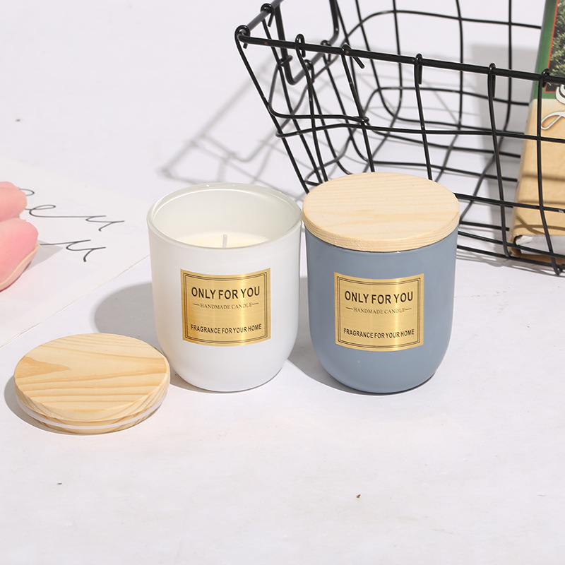 Nordic Style Home Aromatherapy Candle Creative Smoke-Free With Birthday Gift Glass Aromatherapy Essential Oil Specification drawing