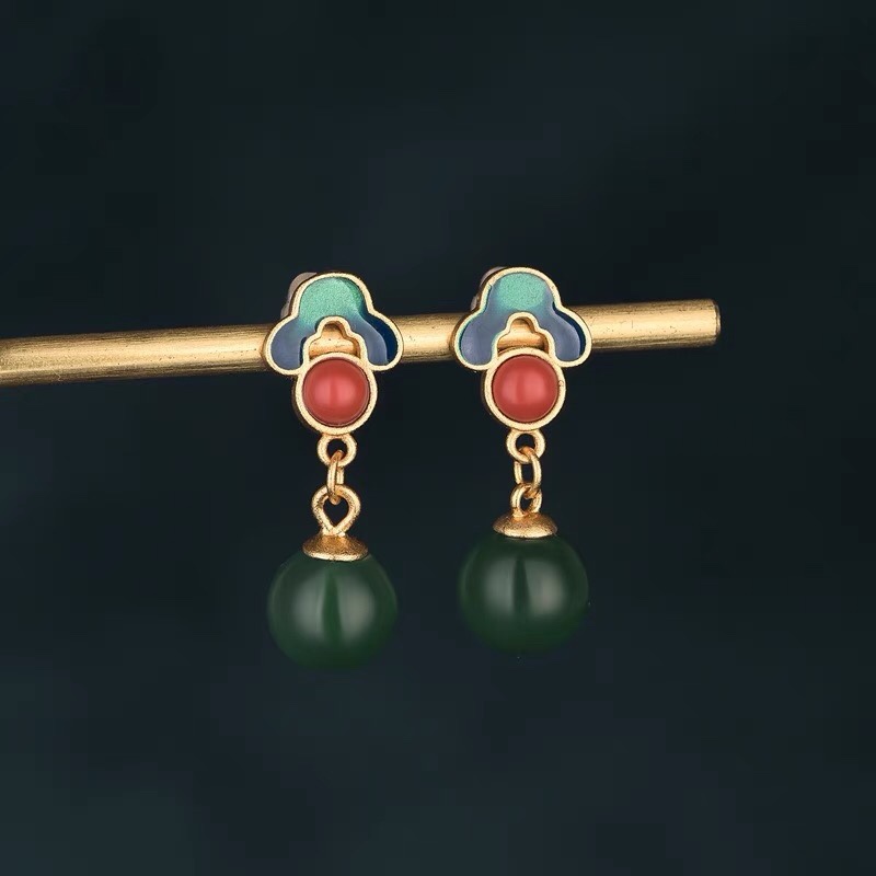 Your lady's standard high-grade high-grade high-grade vintage earrings