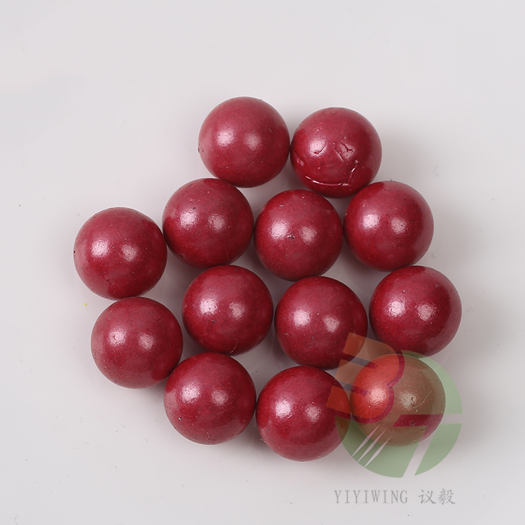 100粒16mm镀色大红玻璃弹珠 1.6cm彩色玻璃球 红黄兰绿黑白紫咖啡定制颜色跳棋子 弹珠