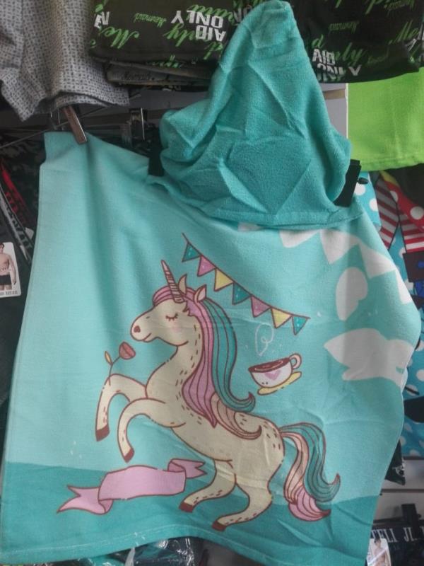 Bathrobe, blanket, beach towel, ultra-fine fiber printed pattern, seaside windproof and absorbent bath towel, 60*120cm, customizable customer pattern, 260gsm, children's printed bathrobe details Picture