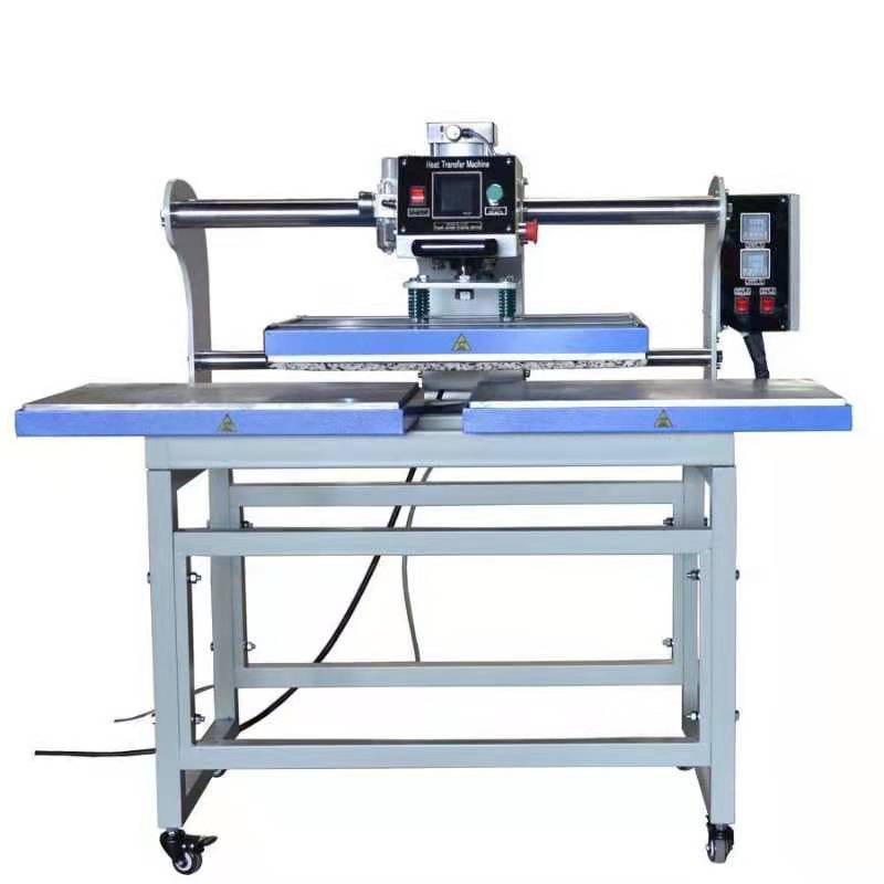 Upper and lower heating and raised embossing heat transfer printing machine pic 1