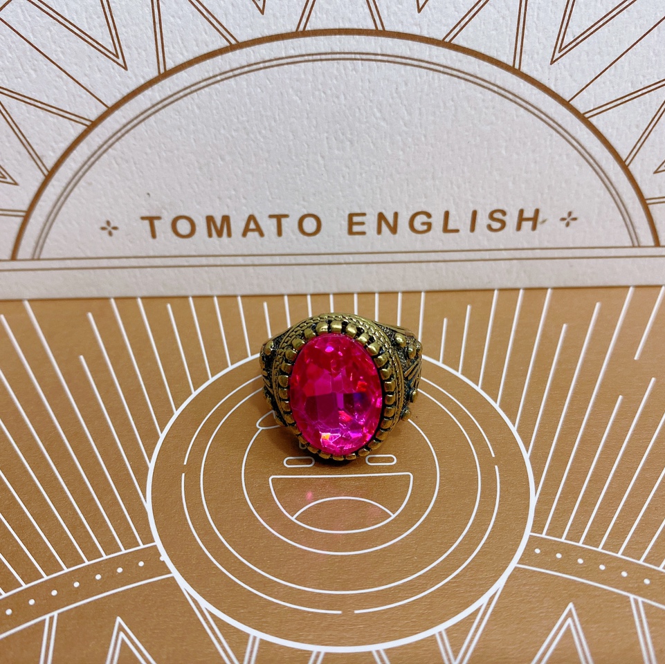 Electric titanium gold color 13x18 inlaid with natural gemstones popular fashion all men and women ring 22