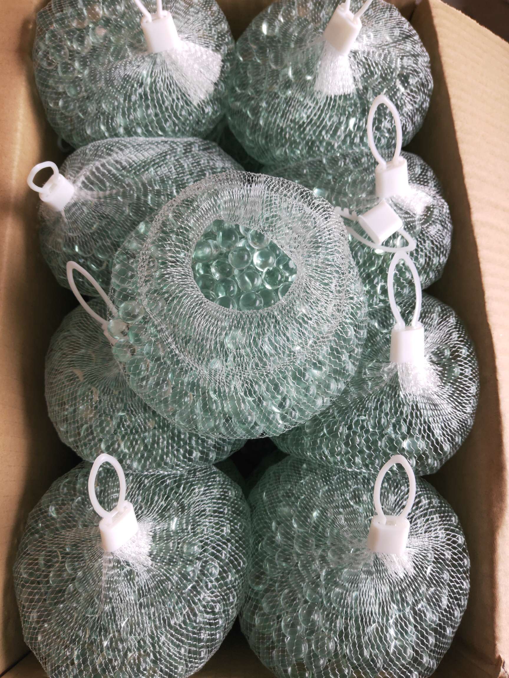 1000g 11mm colorless transparent glass marbles, 1.1cm glass balls, fish tank decoration, children's toy eggs details Picture