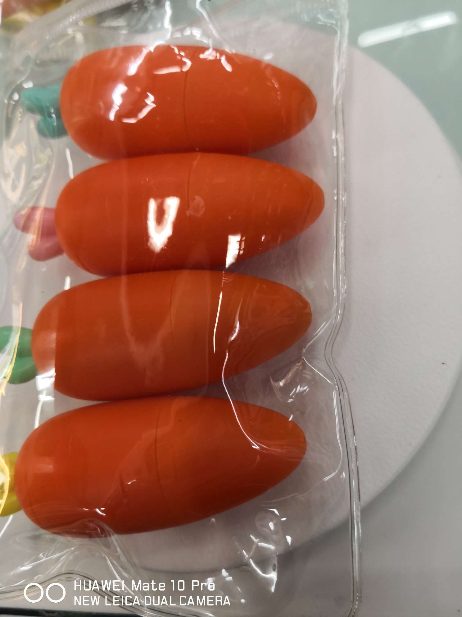 Yiwu Boyang Pen and Ink Supplies Store's office culture writing tools M-809-4 color PVC bag packaged carrot highlighters details Picture