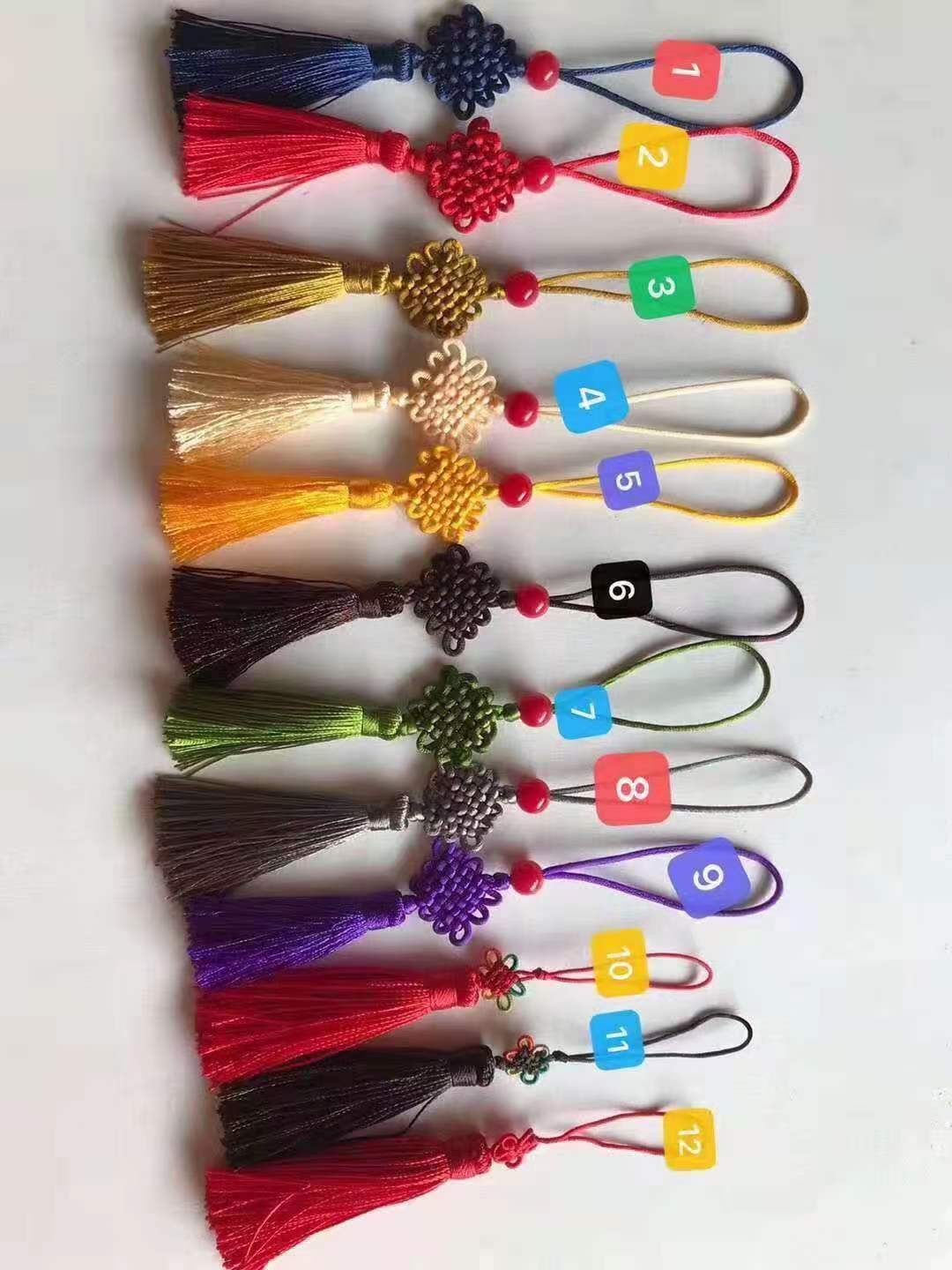 2021 new style factory direct wholesale of raw materials for Chinese knot gifts, 8 plates and 16 knots from Line 7 detail image 1