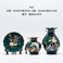 创意礼品欧式陶瓷花瓶三件套客厅摆件书房摆件细节图