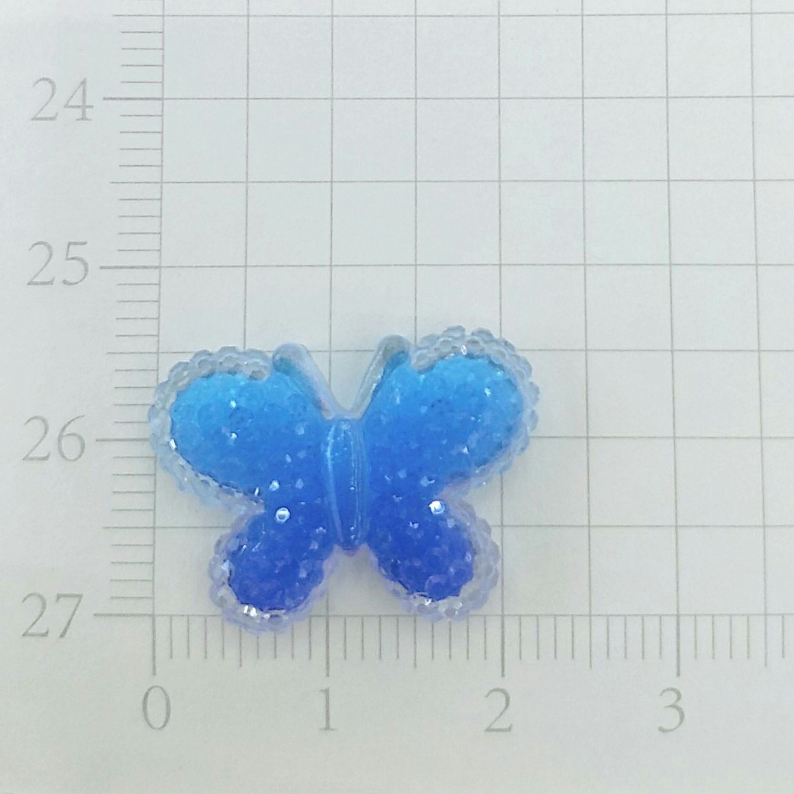Butterfly's epoxy resin ab glue jewelry accessories are suitable for hairpins, mobile phone cases and nail art accessories Specification image