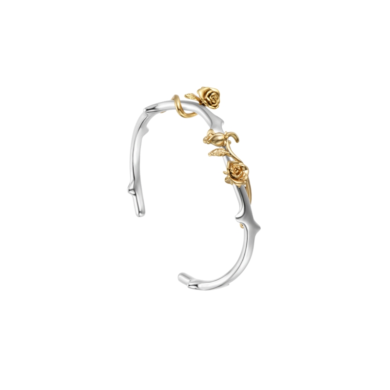2021 new network explosive high-grade bracelet summer women's bracelet niche design fashion light luxury tide between the golden rose bracelet 22
