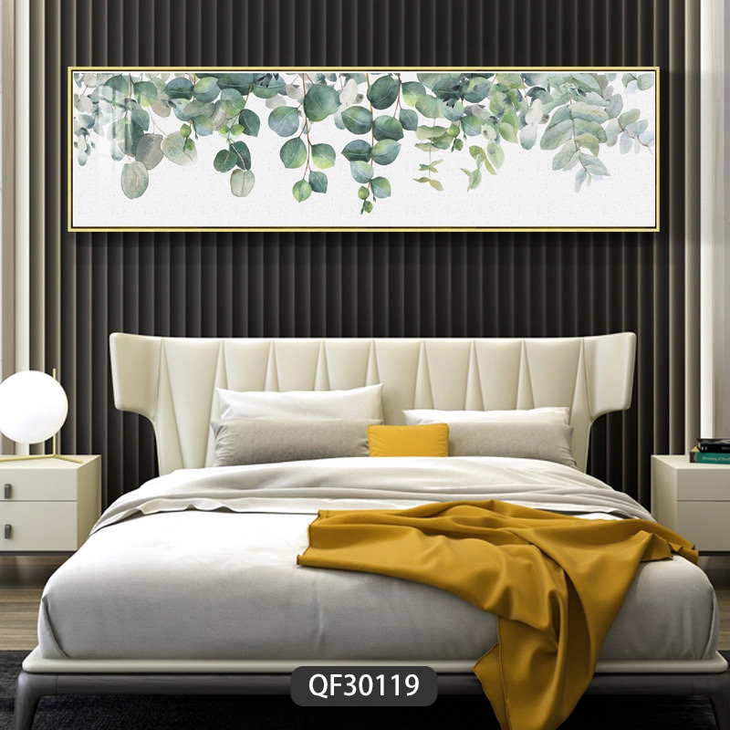 Leather headboard picture