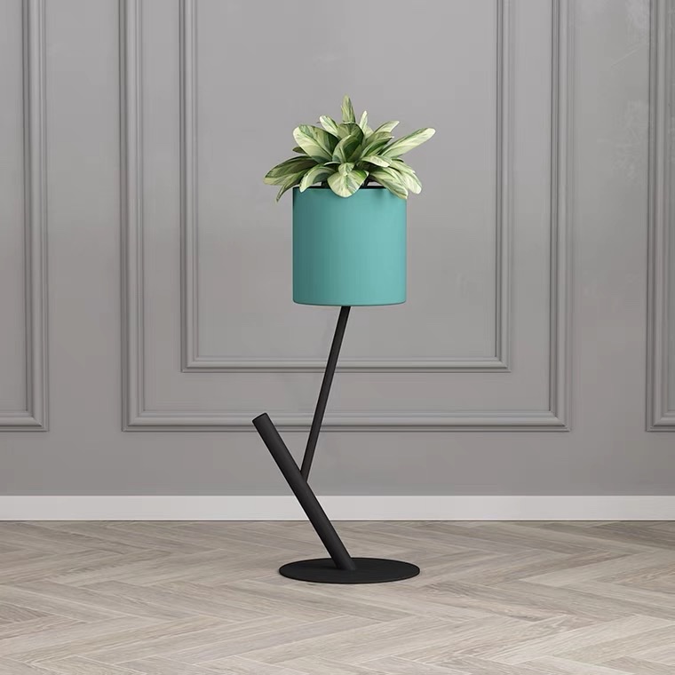 Wrought Iron Flower Stand Indoor Living Room Bedroom Study Flower Stand Specification drawing