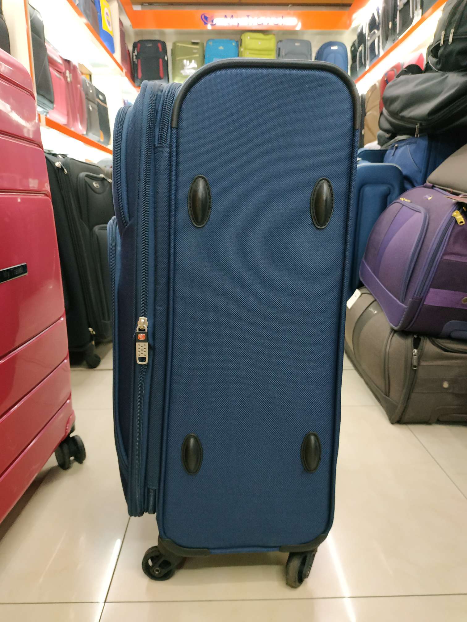 B-197 Pull-Rod Suitcase Three-Piece Fabric Box Consignment Box details Picture