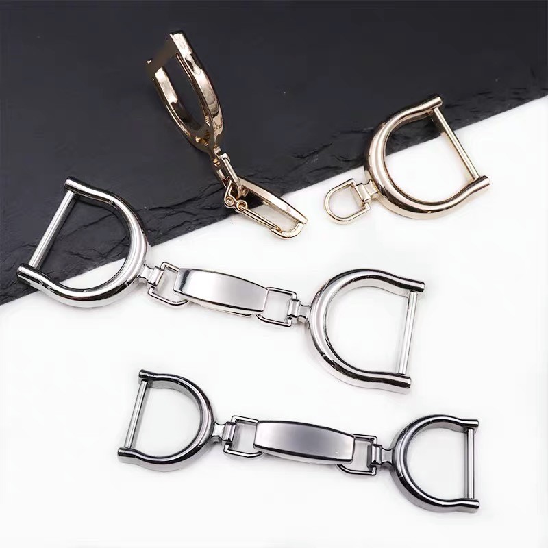 高档金属可调节对扣大衣搭扣链条扣皮链扣裘皮大衣扣百搭款可订制