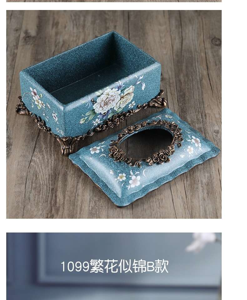 布艺纸巾盒实物图