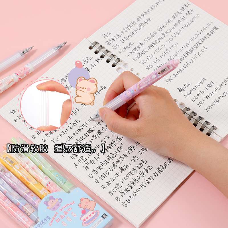 Shinzhi Box S700-6 Xiong Xiaobai Press Neutral Pen Item Picture
