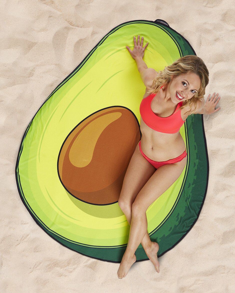 Beach towels, polyester round towels, irregular creative shapes, bath towels for export to Europe and America, customizable 150*150cm, pizza, hamburger, watermelon detail image 18