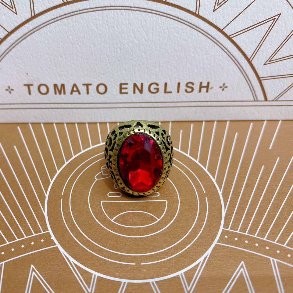 Electric titanium gold color 13x18 inlaid with natural gemstones popular fashion all men and women ring 26