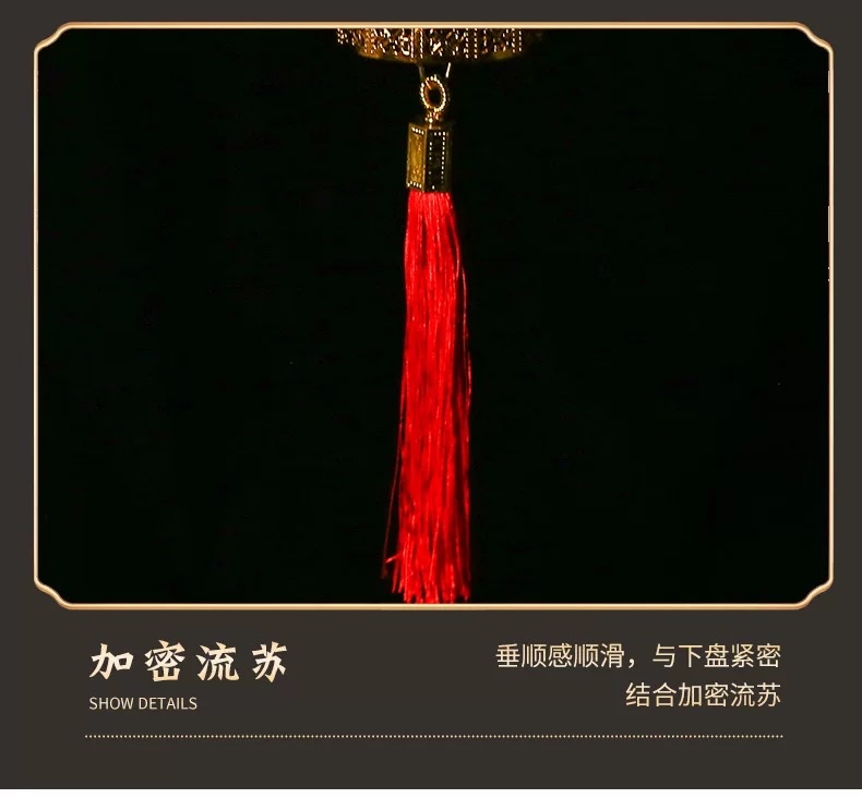 6-inch antique-style Bai Fu children's portable lantern detail image 2