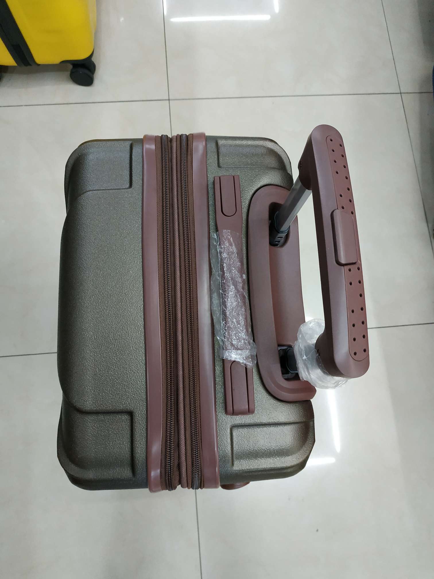 S002 trolley case, suitcase, combination case, three-piece set, ABS material details Picture