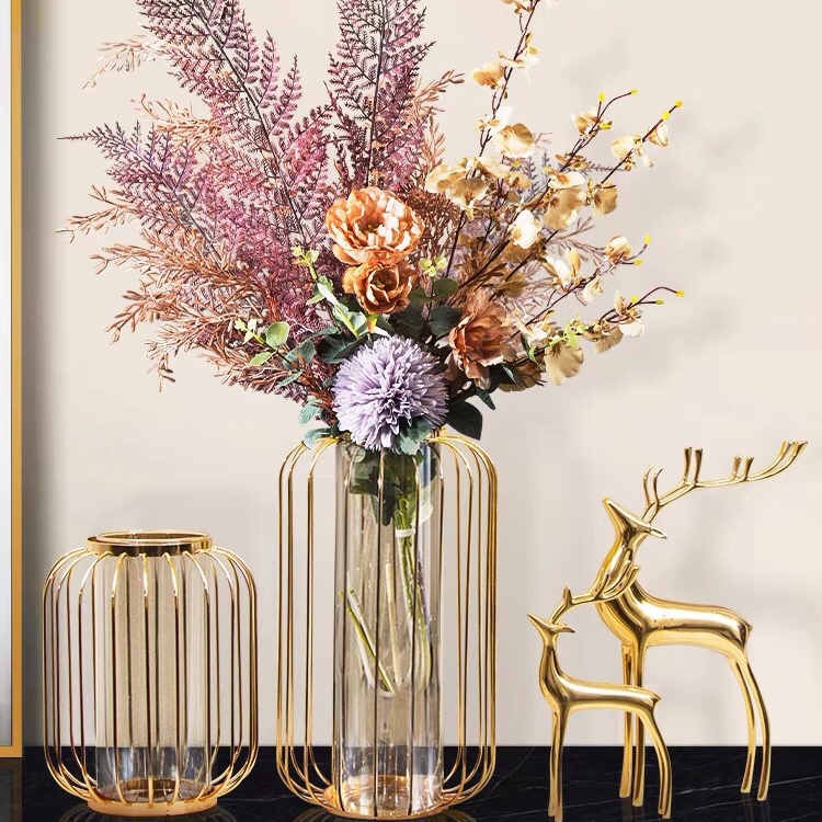 Iron flower arrangement craft flower stand