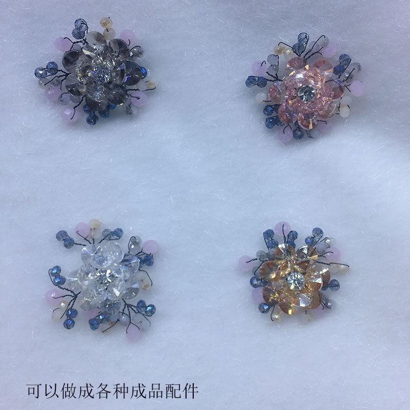 Hand-woven copper wire clothing accessories, earrings, headhooks, brooches, hats, rings, shoes, necklaces and bracelets