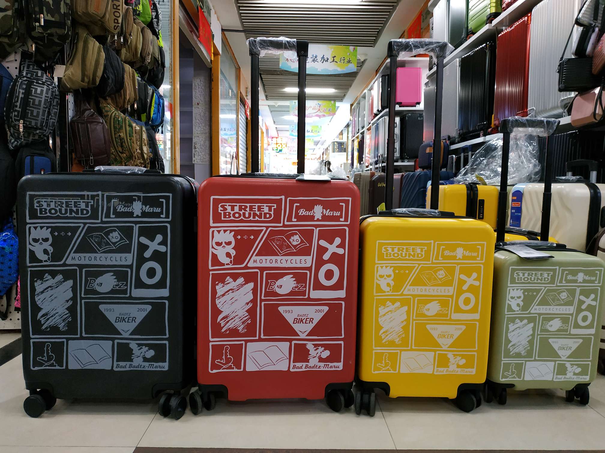 H320  印刷 儿童拉杆箱 行李箱 密码箱ABS 新料 DIY定制图案