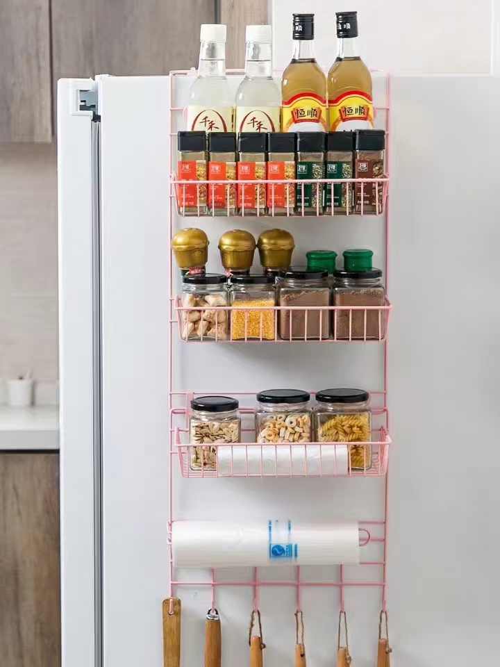 Free Installation Of Movable Folding Storage Rack Kitchen Living Room Bathroom Storage Rack Multi-Layer Trolley Storage Rack undefined