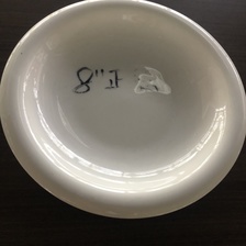 汤盘深盘8家用创意大号圆形深口盘子菜盘陶瓷沙律碗蒸蛋盘9寸白色正德盘