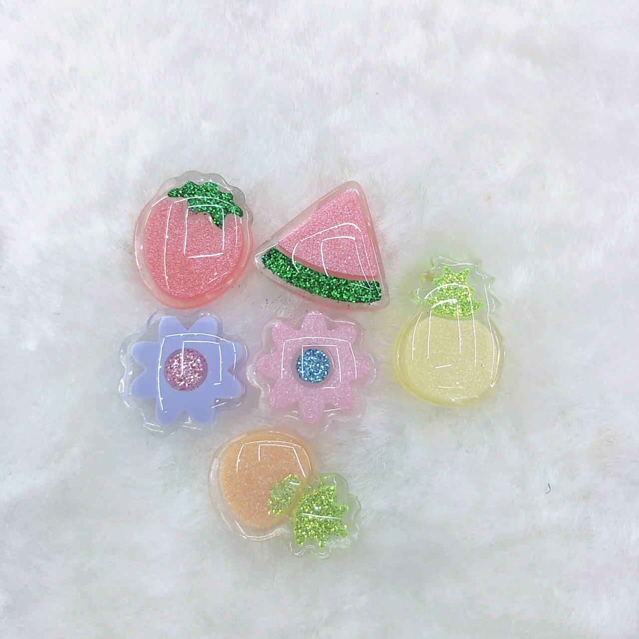 环氧树脂ab胶饰品配件适用于发卡手机壳美甲洞洞鞋儿童戒指