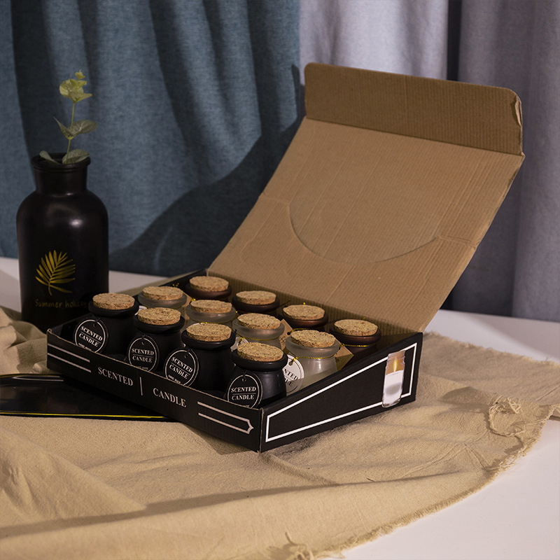 Nordic Aromatherapy Candle Glass With Smoke-Free Ambiance Candle Creative Companion Plant Candle Application Scenario