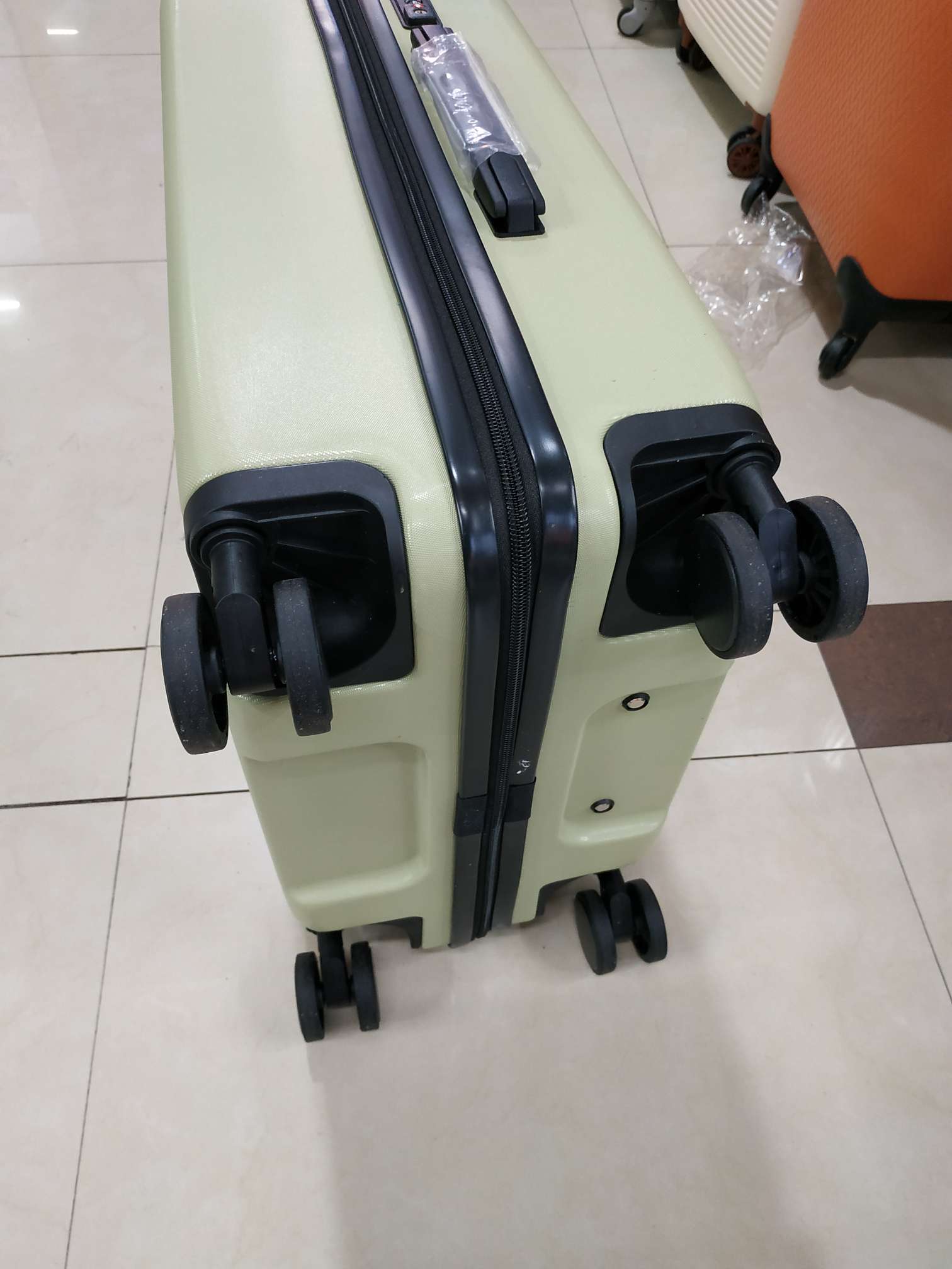H320 printed children's trolley case, suitcase, combination case, ABS new material, DIY custom pattern details Picture