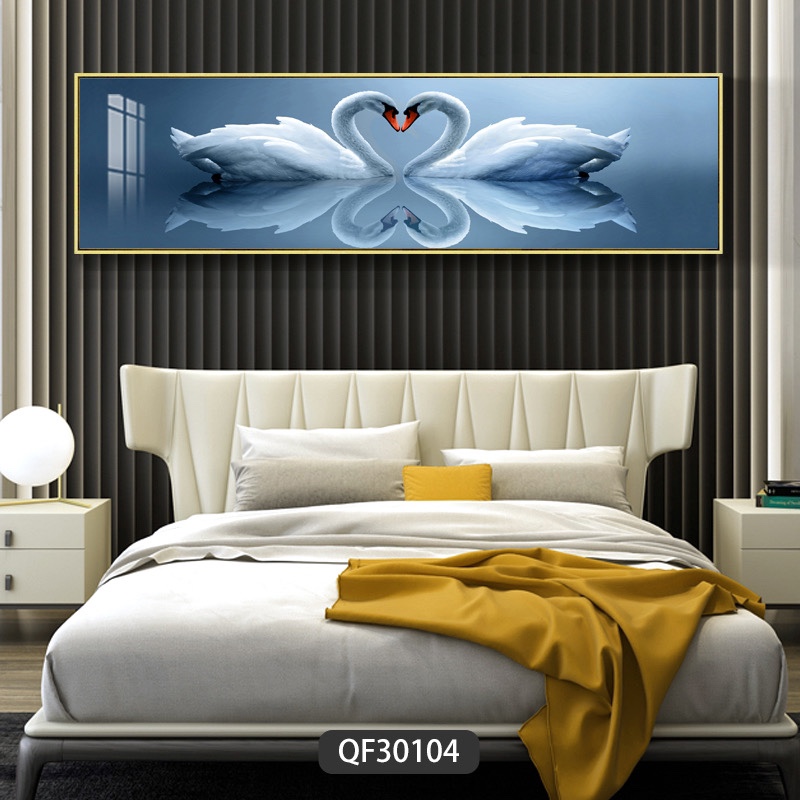 Hotel bedside picture full figure