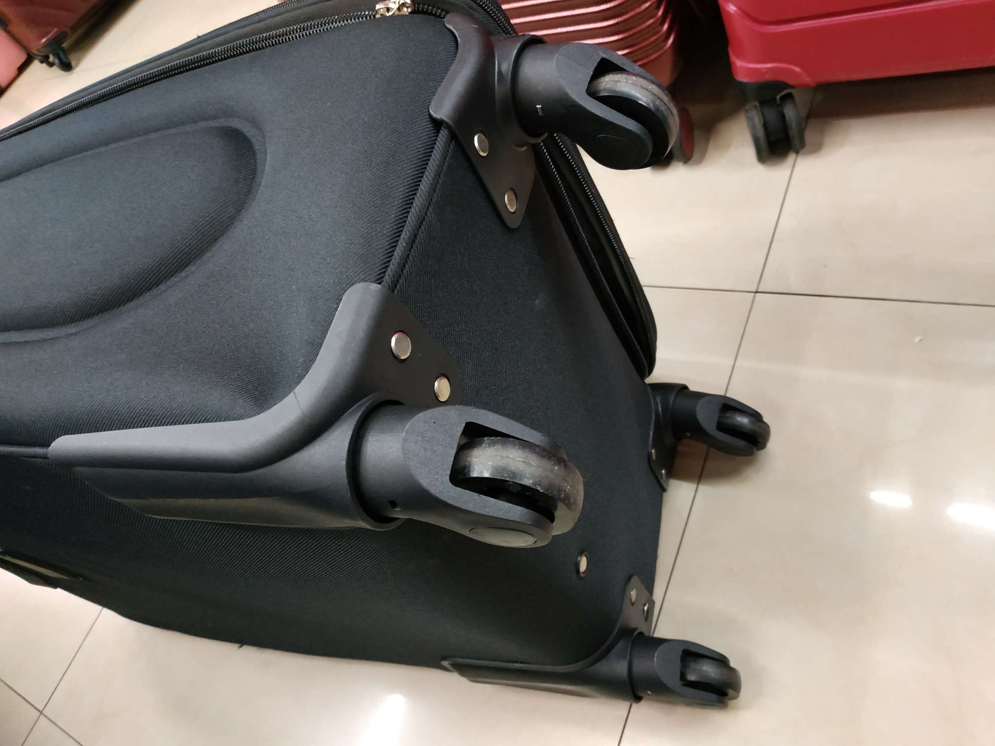 F703 Four-Piece Suitcase Cloth Suitcase Suitcase Code Box Specification drawing