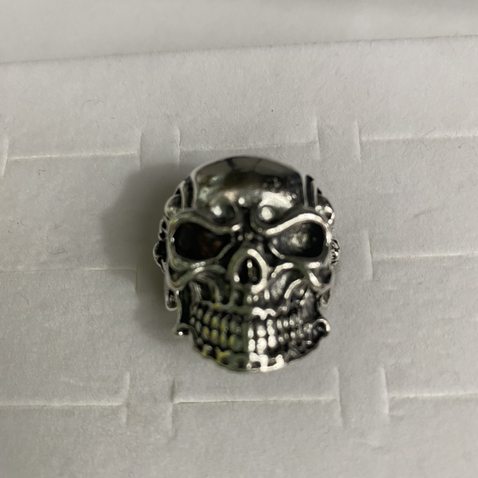 Electric antique silver color overbearing pirate skull popular fashion all-match ring for men and women 48