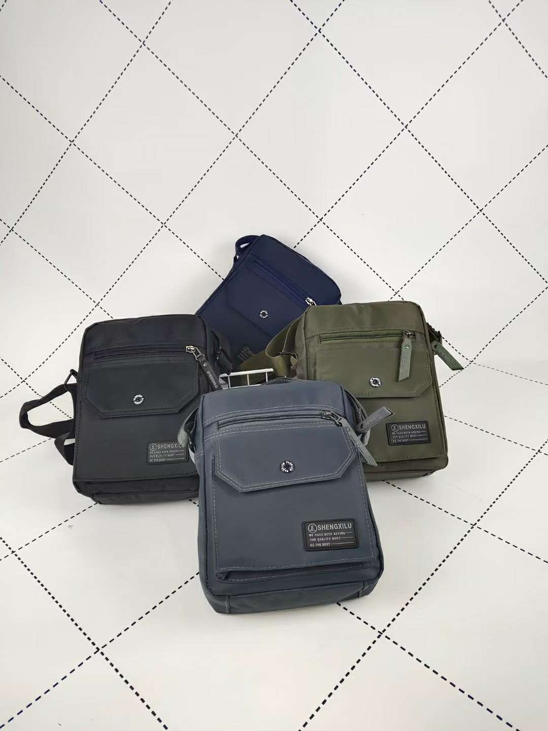 Men's Shoulder Bag Crossbody Bag Specification drawing