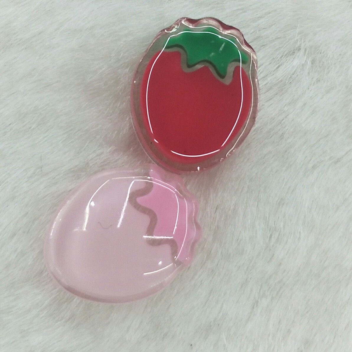 Butterfly's cute and fresh fruit accessories for young girls detail image 1
