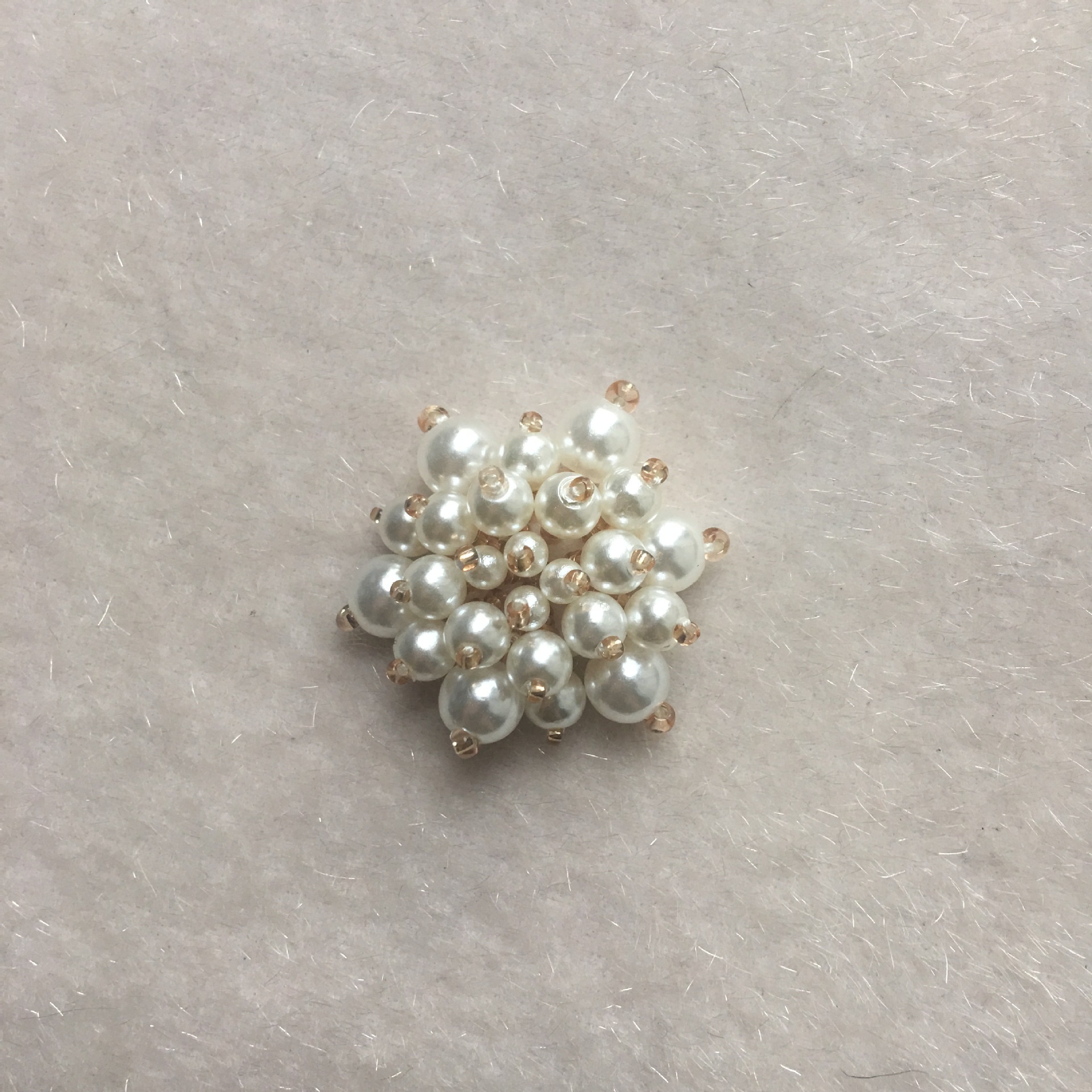 New hand-stitched crystal-patterned flower hairpin accessories for shoes, clothing and accessories Item Picture