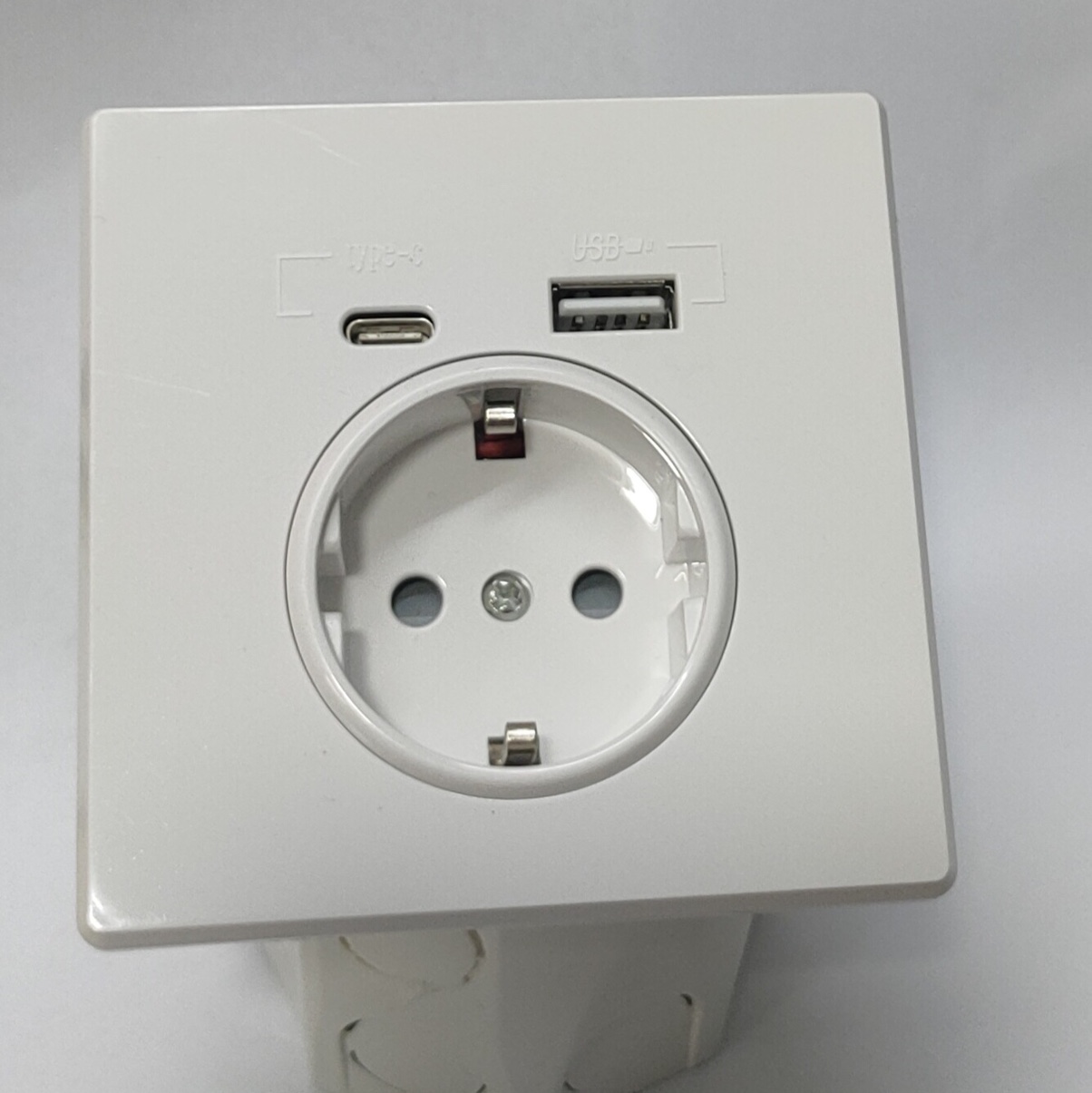 European-style USB socket type-c socket 16A concealed 86 charging USB socket