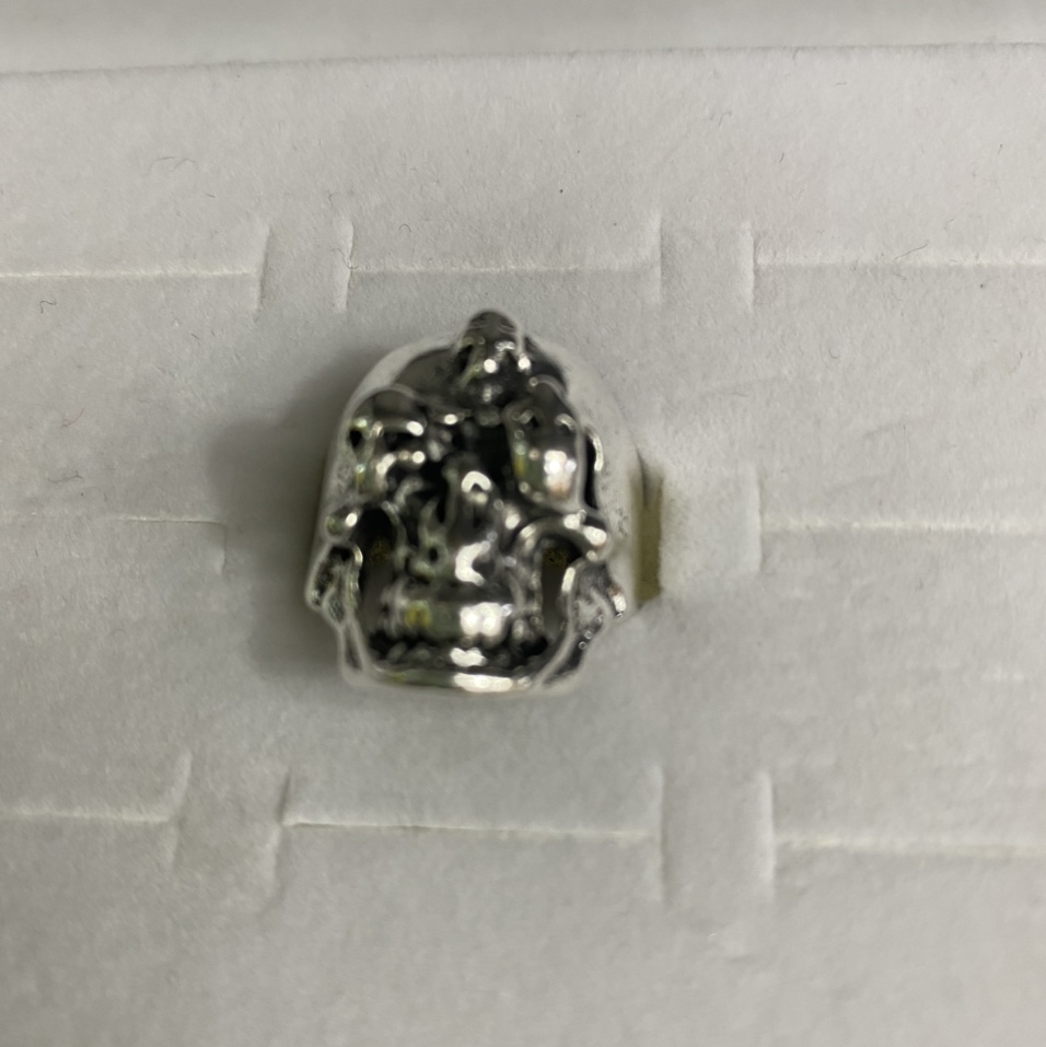 Electric antique silver color overbearing pirate skull popular fashion all-match ring for men and women 100
