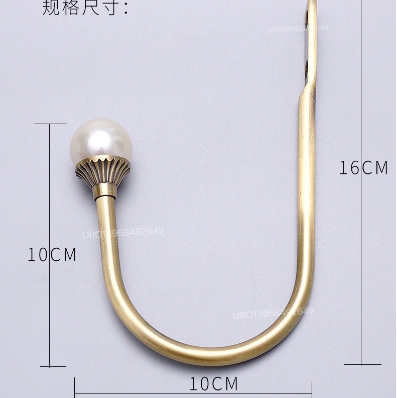  Crystal tieback curtain hooks curtain ahooks