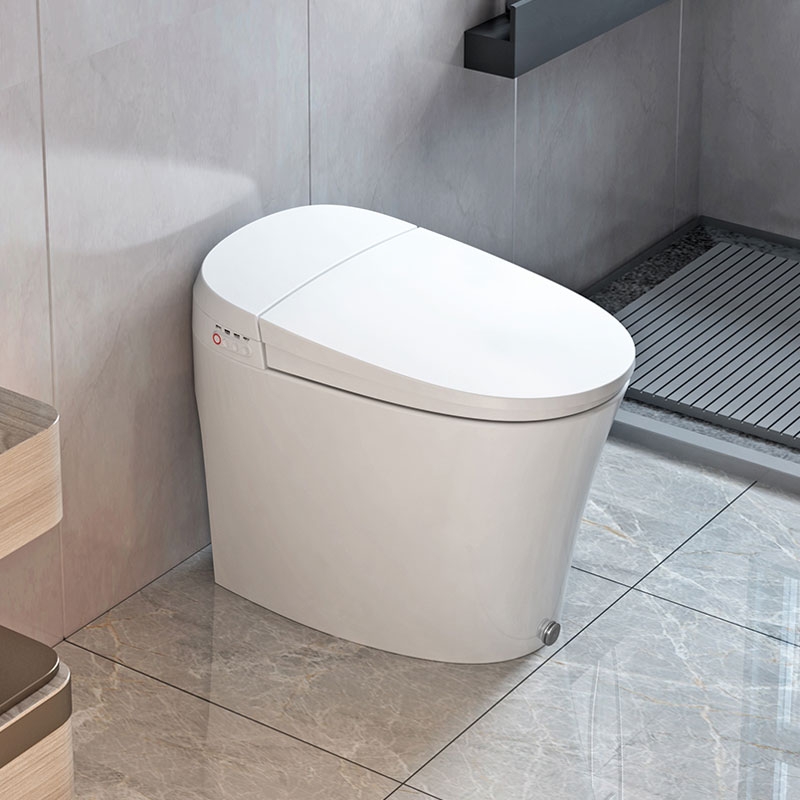 Yihe Smart Toilet T80 is a fully automatic integrated tankless electric flip-top instant heating household toilet detail image 2
