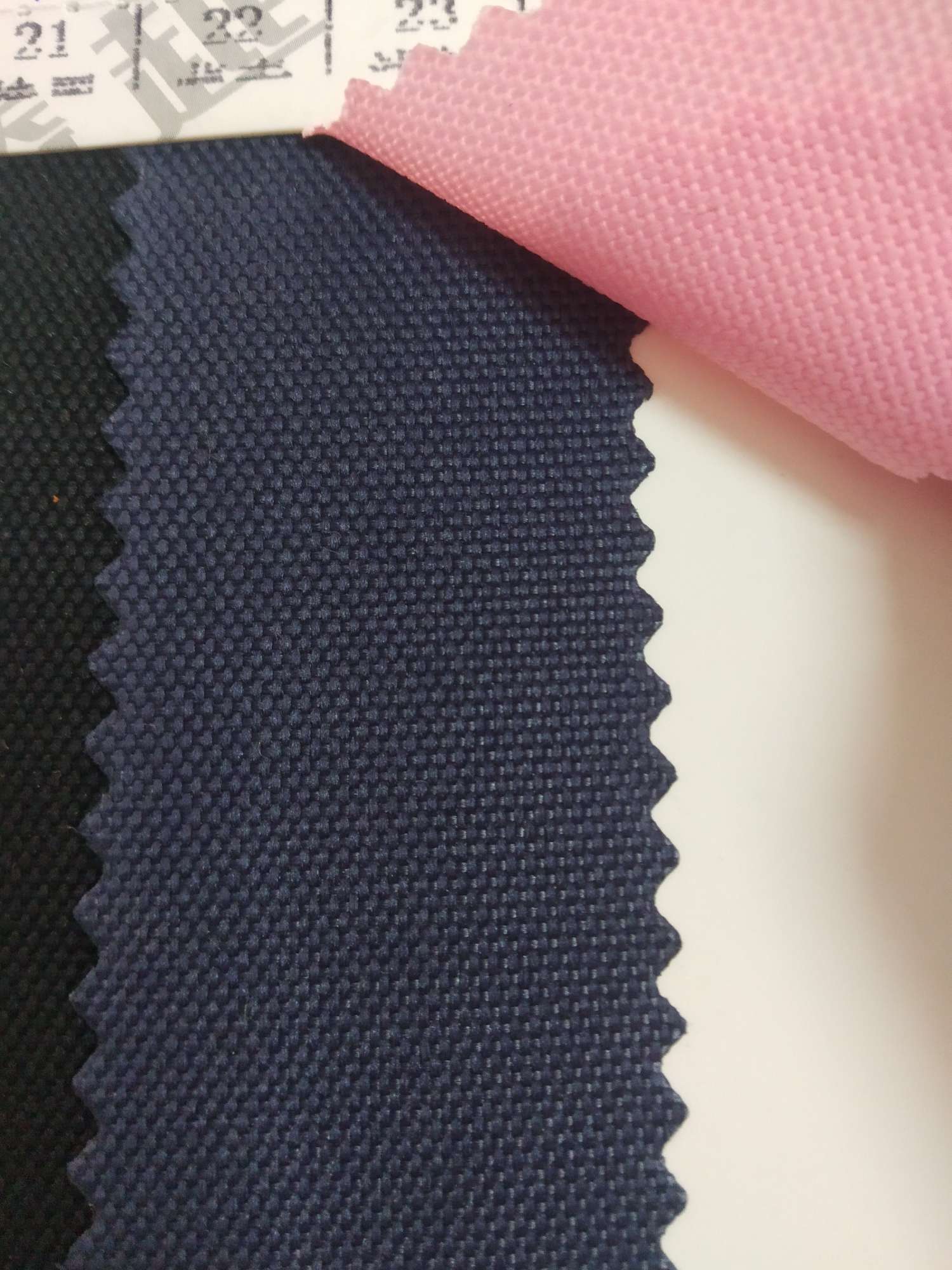 TY-- 017 600D 9*6pu 22# Navy Blue Specification image